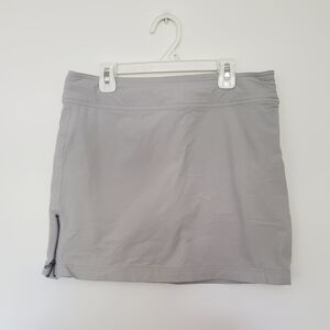 Athleta Gray Skirt with Side Zipper